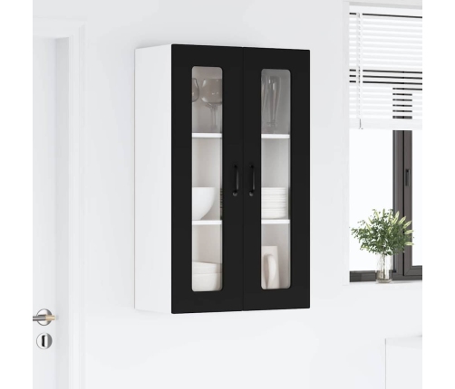 Virtuves Sienas Skapītis Ar Plauktu Melna 60 X 31 X 100 Cm Vidaxl