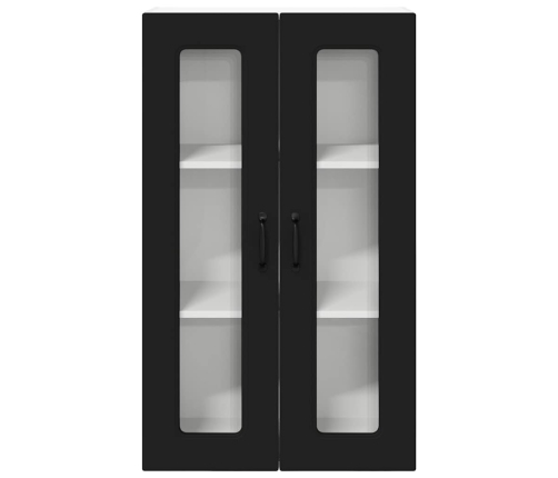 Virtuves Sienas Skapītis Ar Plauktu Melna 60 X 31 X 100 Cm Vidaxl