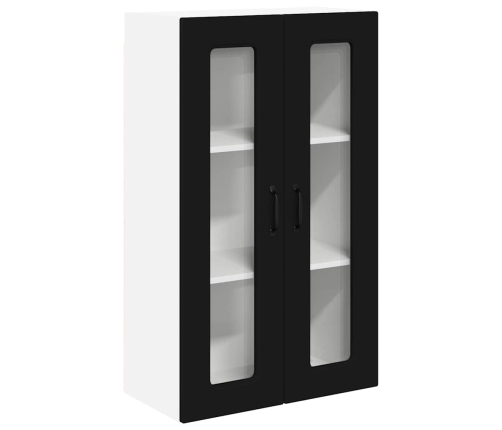 Virtuves Sienas Skapītis Ar Plauktu Melna 60 X 31 X 100 Cm Vidaxl