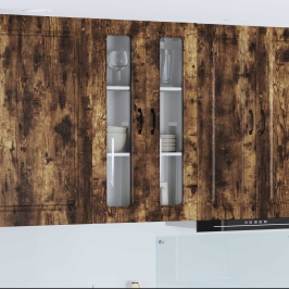 Virtuves Sienas Skapītis Dūmaka Ozols 60 X 31 X 100 Cm Vidaxl