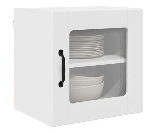 Virtuves Sienas Skapītis Ar Plauktu Balts 40 X 31 X 40 Cm Vidaxl