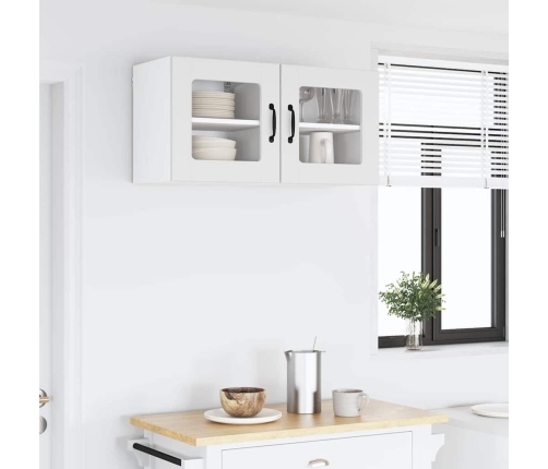 Virtuves Sienas Skapītis Ar Plauktu 2 Pcs Balts 40 X 31 X 40 Cm Vidaxl