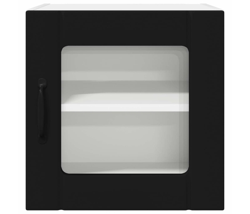 Virtuves Sienas Skapītis Ar Plauktu 2 Pcs Melna 40 X 31 X 40 Cm Vidaxl