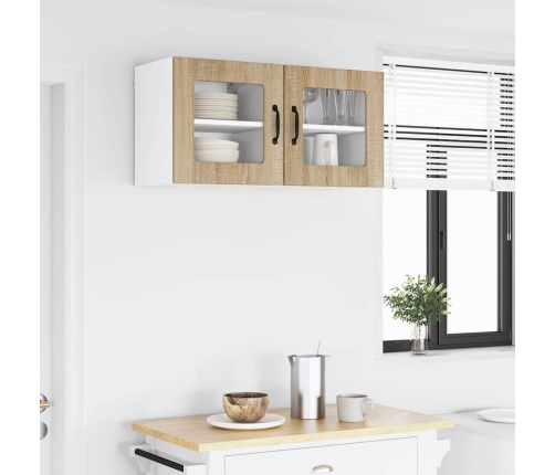 Virtuves Sienas Skapītis 2 Pcs Sonoma Ozols 40 X 31 X 40 Cm Vidaxl