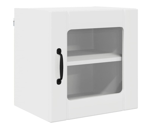 Virtuves Sienas Skapītis 2 Pcs Augsta Spīduma Baltā Krāsa Vidaxl