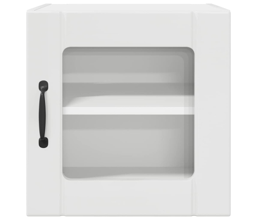 Virtuves Sienas Skapītis 2 Pcs Augsta Spīduma Baltā Krāsa Vidaxl