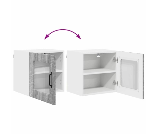 Virtuves Sienas Skapītis 2 Pcs Pelēks Sonoma 40 X 31 X 40 Cm Vidaxl