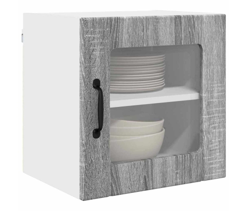 Virtuves Sienas Skapītis 2 Pcs Pelēks Sonoma 40 X 31 X 40 Cm Vidaxl