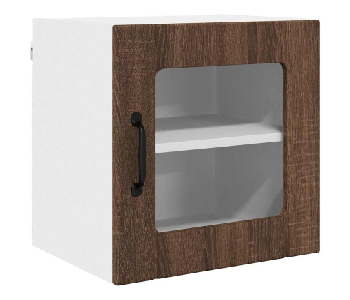 Virtuves Sienas Skapītis 2 Pcs Brūns Ozols 40 X 31 X 40 Cm Vidaxl