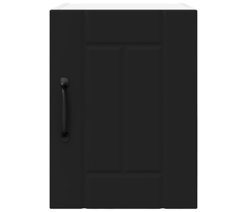 Virtuves Sienas Skapītis Ar Plauktu 2 Pcs Melna 30 X 31 X 40 Cm Vidaxl