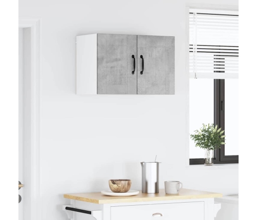 Virtuves Sienas Skapītis 2 Pcs Betona Pelēks 30 X 31 X 40 Cm Vidaxl