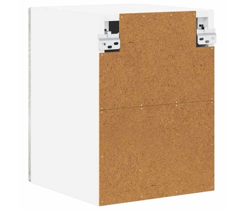 Virtuves Sienas Skapītis 2 Pcs Betona Pelēks 30 X 31 X 40 Cm Vidaxl