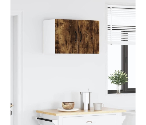 Virtuves Sienas Skapītis 2 Pcs Dūmaka Ozols 30 X 31 X 40 Cm Vidaxl