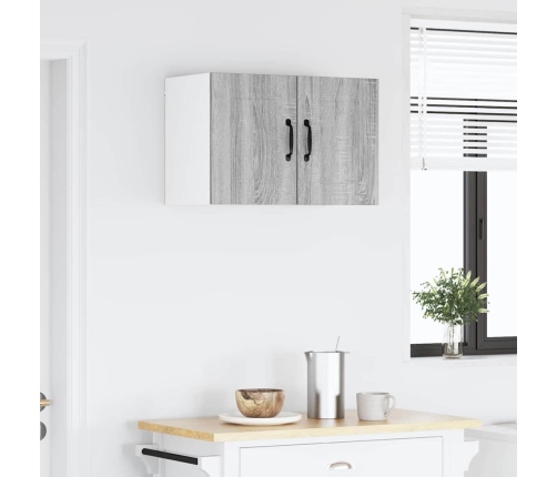 Virtuves Sienas Skapītis 2 Pcs Pelēks Sonoma 30 X 31 X 40 Cm Vidaxl