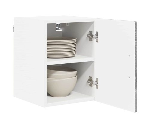 Virtuves Sienas Skapītis 2 Pcs Pelēks Sonoma 30 X 31 X 40 Cm Vidaxl