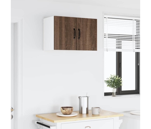 Virtuves Sienas Skapītis 2 Pcs Brūns Ozols 30 X 31 X 40 Cm Vidaxl