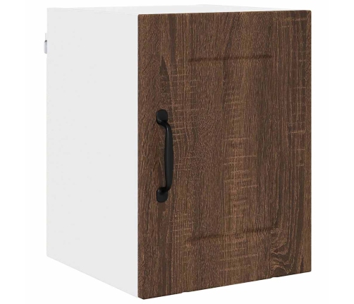 Virtuves Sienas Skapītis 2 Pcs Brūns Ozols 30 X 31 X 40 Cm Vidaxl