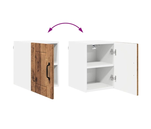 Virtuves Sienas Skapītis 2 Pcs Vecs Koks 30 X 31 X 40 Cm Vidaxl