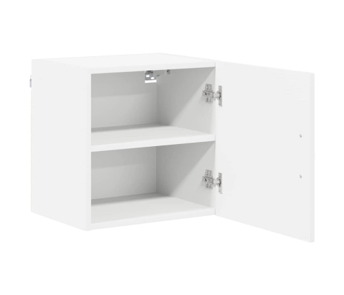 Virtuves Sienas Skapītis Ar Plauktu Balts 40 X 31 X 40 Cm Vidaxl