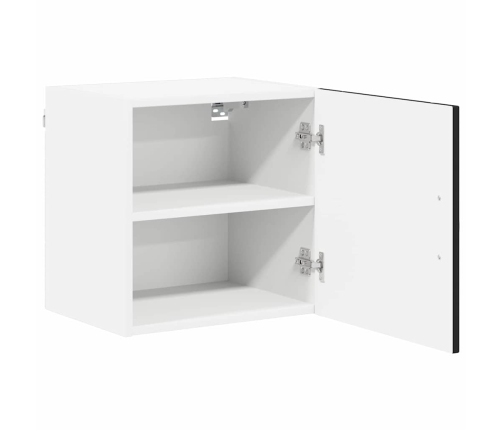 Virtuves Sienas Skapītis Ar Plauktu 2 Pcs Melna 40 X 31 X 40 Cm Vidaxl