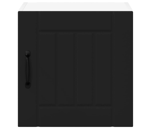 Virtuves Sienas Skapītis Ar Plauktu 2 Pcs Melna 40 X 31 X 40 Cm Vidaxl