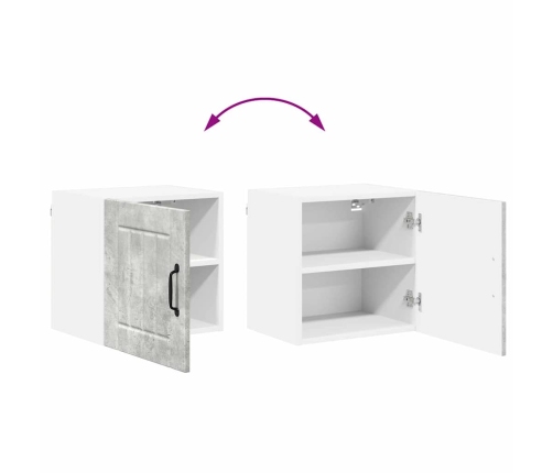 Virtuves Sienas Skapītis Betona Pelēks 40 X 31 X 40 Cm Vidaxl