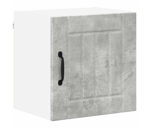 Virtuves Sienas Skapītis 2 Pcs Betona Pelēks 40 X 31 X 40 Cm Vidaxl