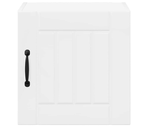 Virtuves Sienas Skapītis Ar Plauktu Augsta Spīduma Baltā Krāsa Vidaxl