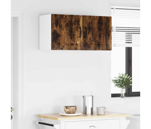 Virtuves Sienas Skapītis 2 Pcs Dūmaka Ozols 40 X 31 X 40 Cm Vidaxl