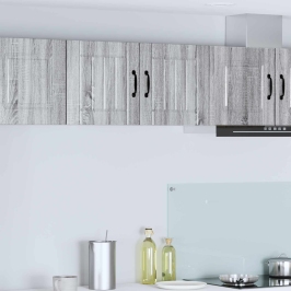 Virtuves Sienas Skapītis 2 Pcs Pelēks Sonoma 40 X 31 X 40 Cm Vidaxl