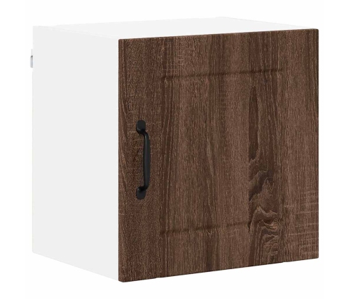 Virtuves Sienas Skapītis 2 Pcs Brūns Ozols 40 X 31 X 40 Cm Vidaxl