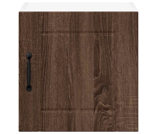 Virtuves Sienas Skapītis 2 Pcs Brūns Ozols 40 X 31 X 40 Cm Vidaxl