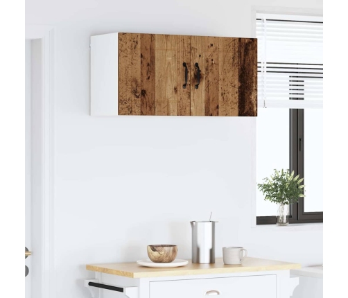 Virtuves Sienas Skapītis Ar Plauktu Vecs Koks 40 X 31 X 40 Cm Vidaxl