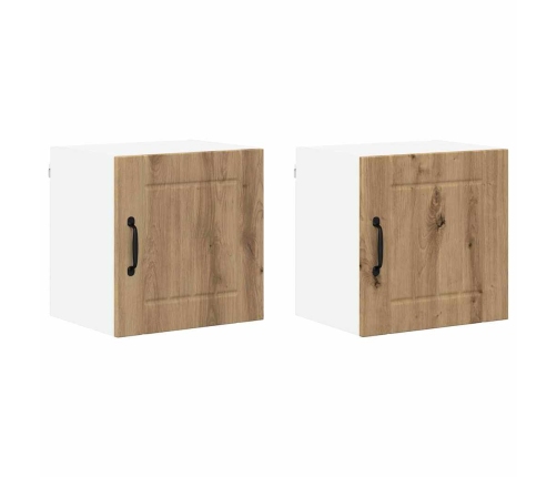 Virtuves Sienas Skapītis 2 Pcs Artisānā Ozols 40 X 31 X 40 Cm Vidaxl