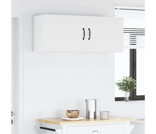 Virtuves Sienas Skapītis Ar Plauktu Balts 50 X 31 X 40 Cm Vidaxl