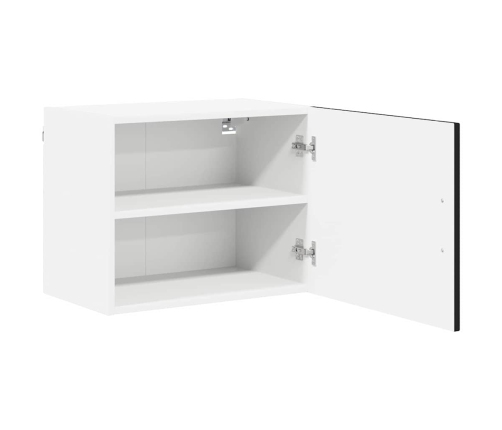 Virtuves Sienas Skapītis Ar Plauktu 2 Pcs Melna 50 X 31 X 40 Cm Vidaxl