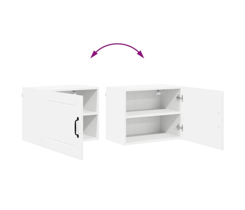 Virtuves Sienas Skapītis 2 Pcs Augsta Spīduma Baltā Krāsa Vidaxl