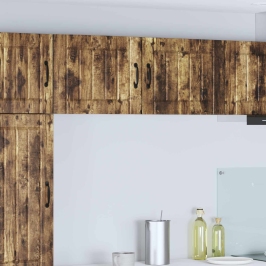 Virtuves Sienas Skapītis 2 Pcs Dūmaka Ozols 50 X 31 X 40 Cm Vidaxl