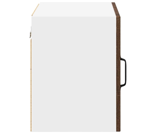 Virtuves Sienas Skapītis Ar Plauktu Brūns Ozols 50 X 31 X 40 Cm Vidaxl