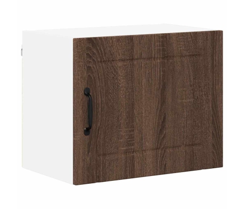 Virtuves Sienas Skapītis 2 Pcs Brūns Ozols 50 X 31 X 40 Cm Vidaxl