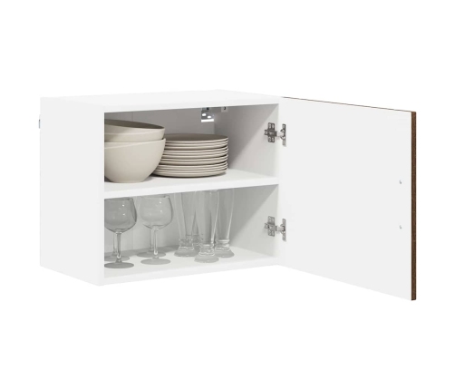 Virtuves Sienas Skapītis 2 Pcs Brūns Ozols 50 X 31 X 40 Cm Vidaxl