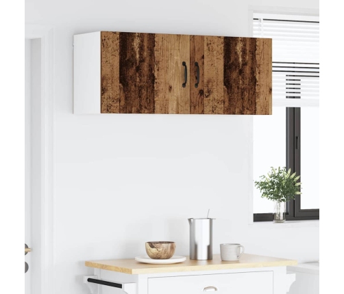 Virtuves Sienas Skapītis Ar Plauktu Vecs Koks 50 X 31 X 40 Cm Vidaxl