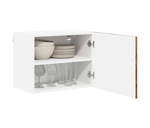 Virtuves Sienas Skapītis Ar Plauktu Vecs Koks 50 X 31 X 40 Cm Vidaxl