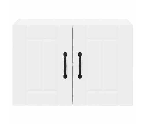 Virtuves Sienas Skapītis Ar Plauktu Balts 60 X 31 X 40 Cm Vidaxl