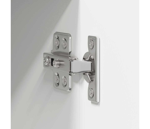 Virtuves Sienas Skapītis Ar Plauktu 2 Pcs Balts 60 X 31 X 40 Cm Vidaxl