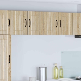 Virtuves Sienas Skapji 2 Pcs Sonoma Ozols 60 X 31 X 40 Cm Vidaxl