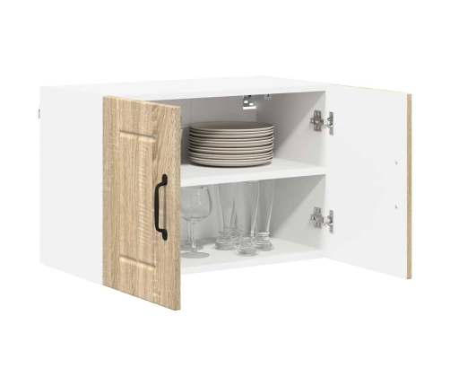 Virtuves Sienas Skapji 2 Pcs Sonoma Ozols 60 X 31 X 40 Cm Vidaxl