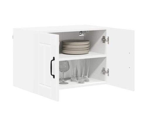 Virtuves Sienas Skapji 2 Pcs Augsta Spīduma Baltā Krāsa Vidaxl