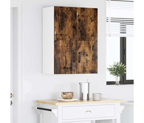 Virtuves Sienas Skapītis Ar Durvīm Dūmaka Ozols 60 X 31 X 40 Cm Vidaxl