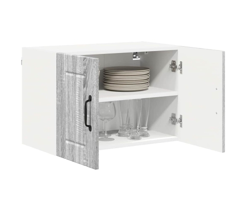 Virtuves Sienas Skapji 2 Pcs Pelēks Sonoma 60 X 31 X 40 Cm Vidaxl